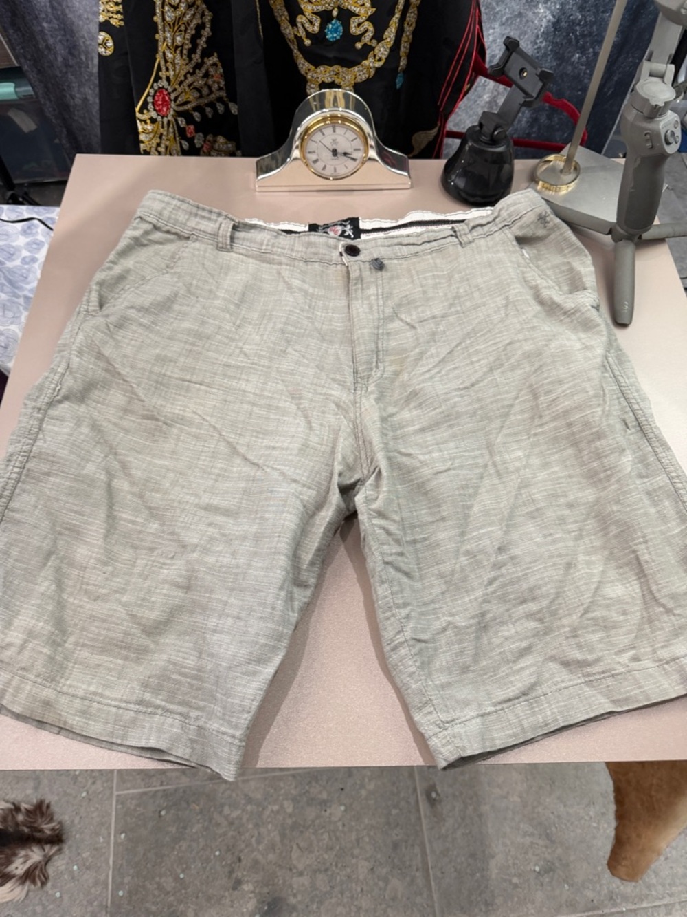 English Laundry‎ Light Gray 100 % cotton Blend Shorts